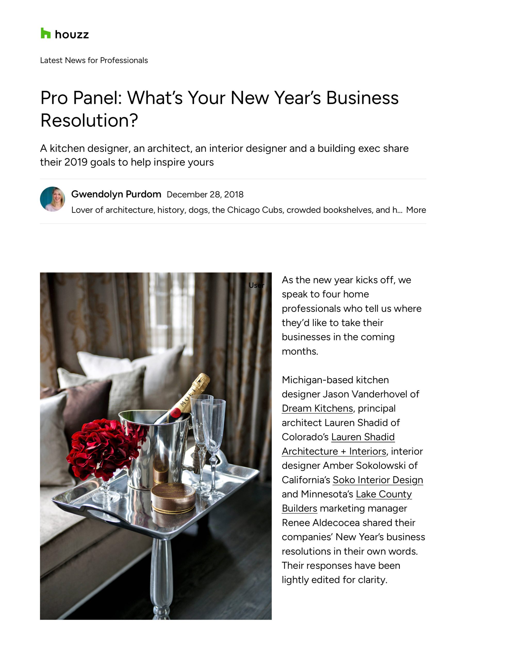 Houzz: Pro Panel_ What’s Your New Year’s Business Resolution