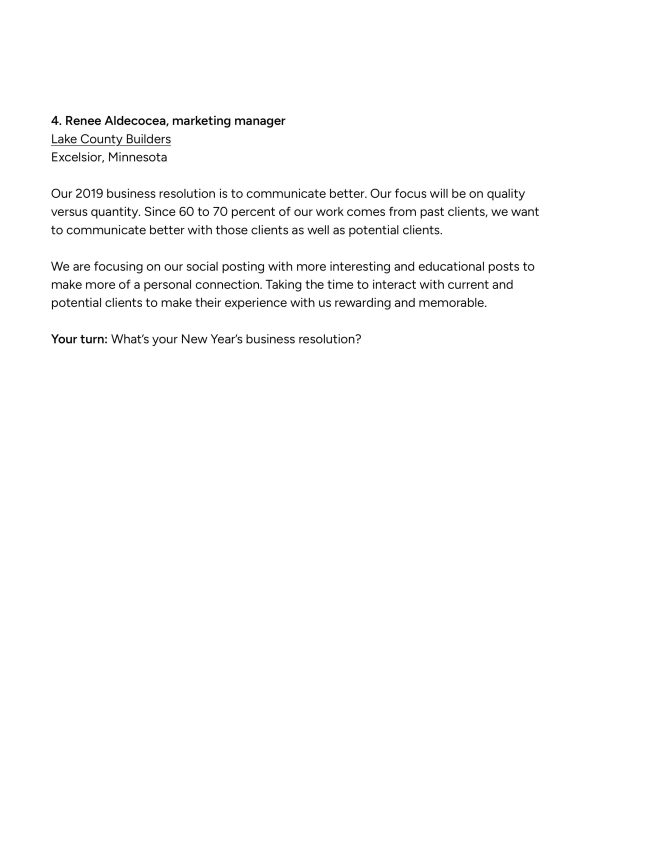 Houzz: Pro Panel_ What’s Your New Year’s Business Resolution