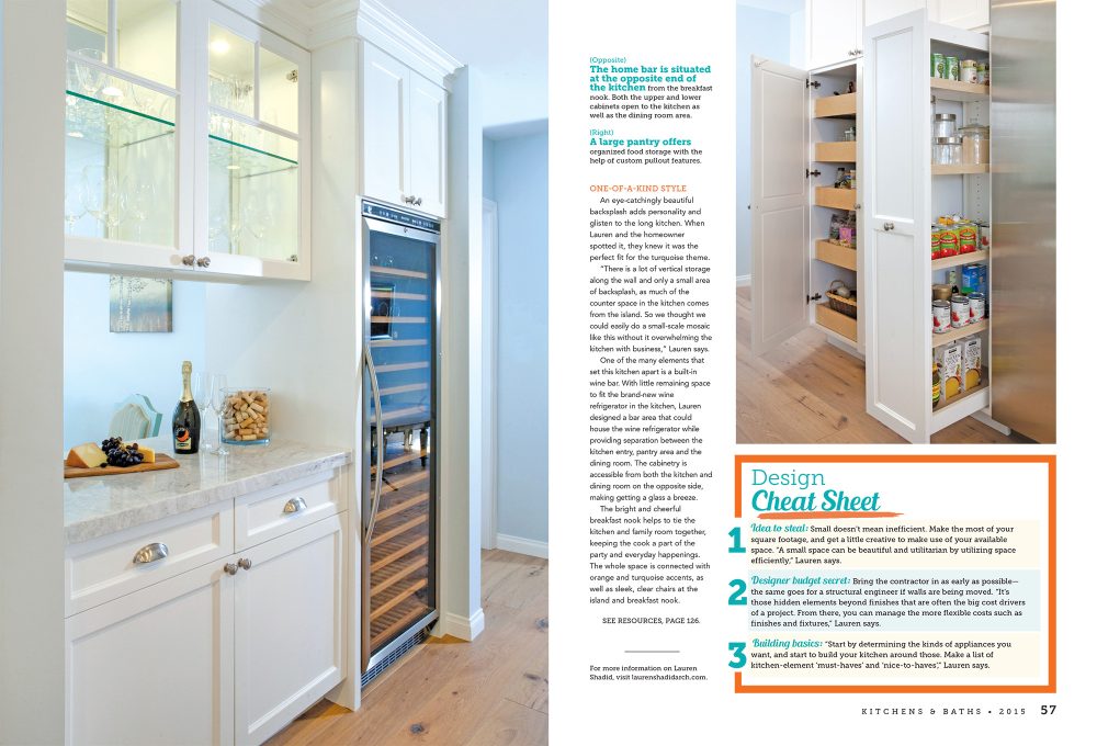 Kitchen + Baths: Turquoise Dream