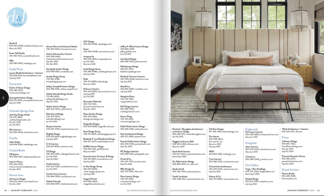 Colorado Homes & Lifestyles | Jan-Feb 2026