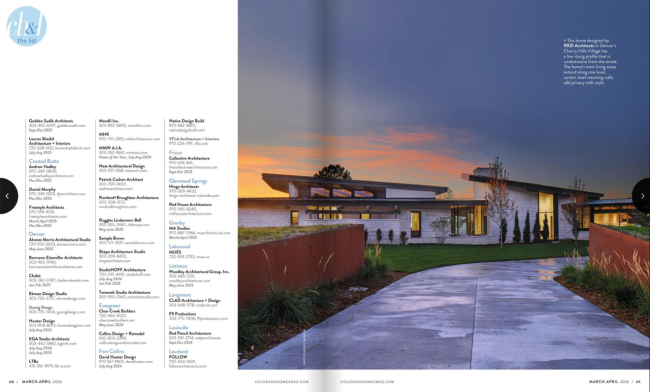 Colorado Homes & Lifestyles | Mar-Apr 2026